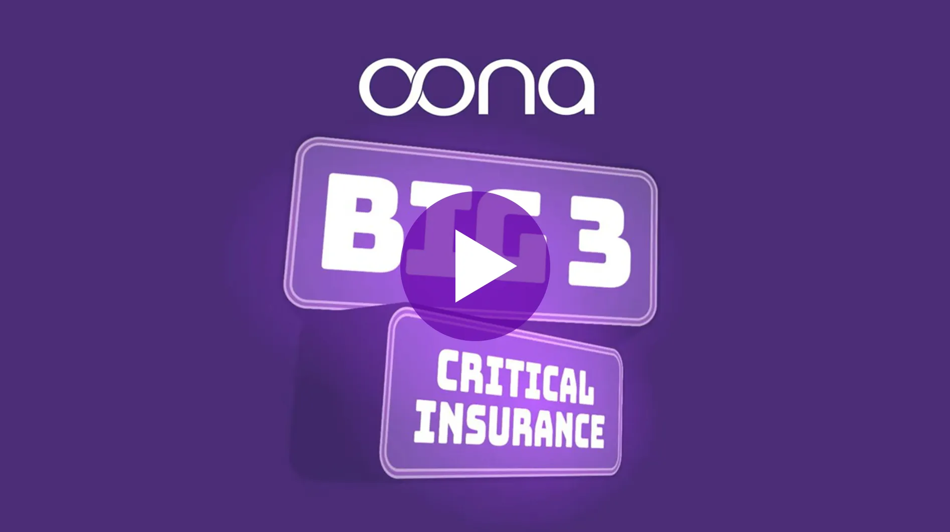 Get protected with Oona Big3 critical illness insurance.