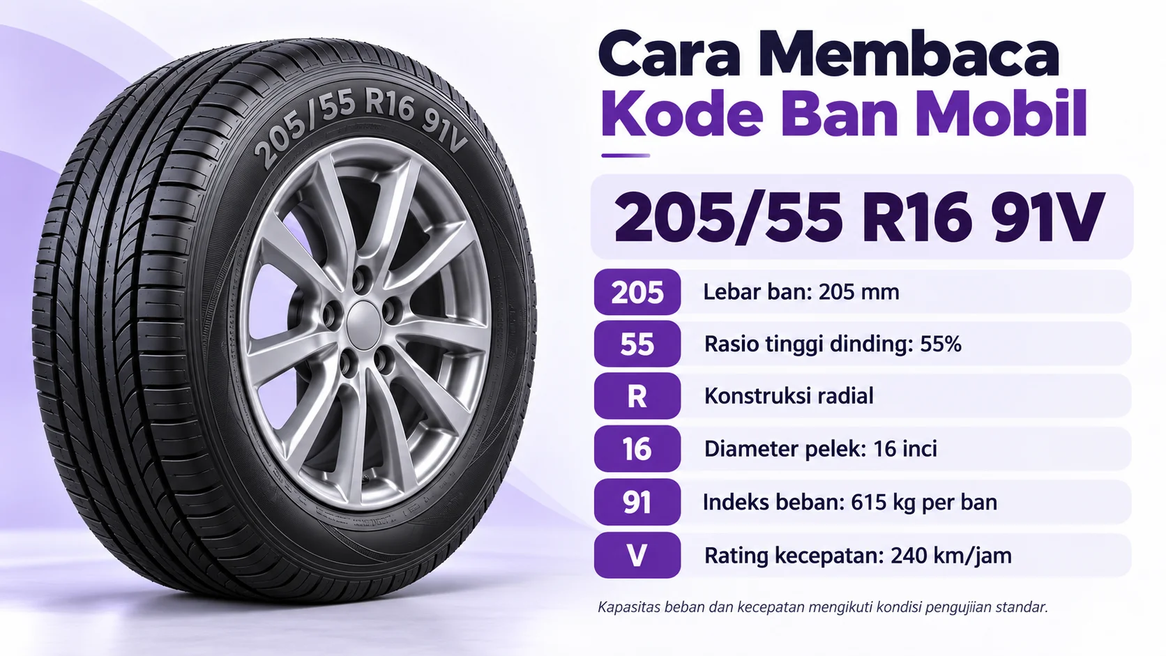 Penjelasan ban mobil secara singkat