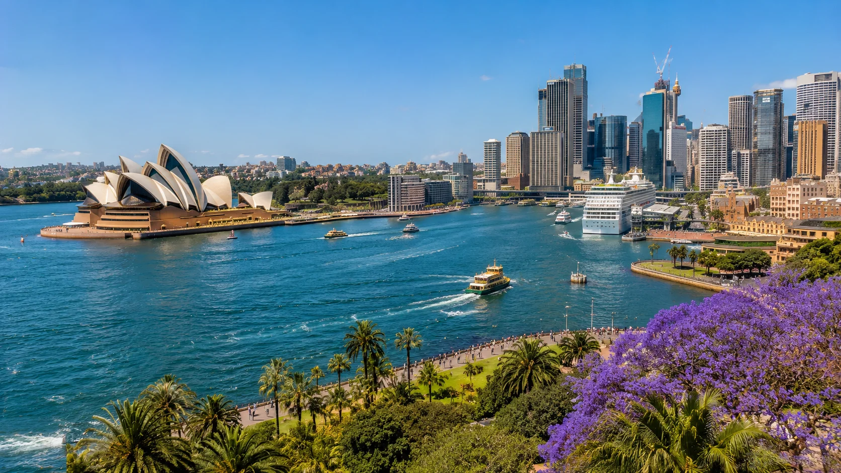 Illustration of a year end holiday in Australia
