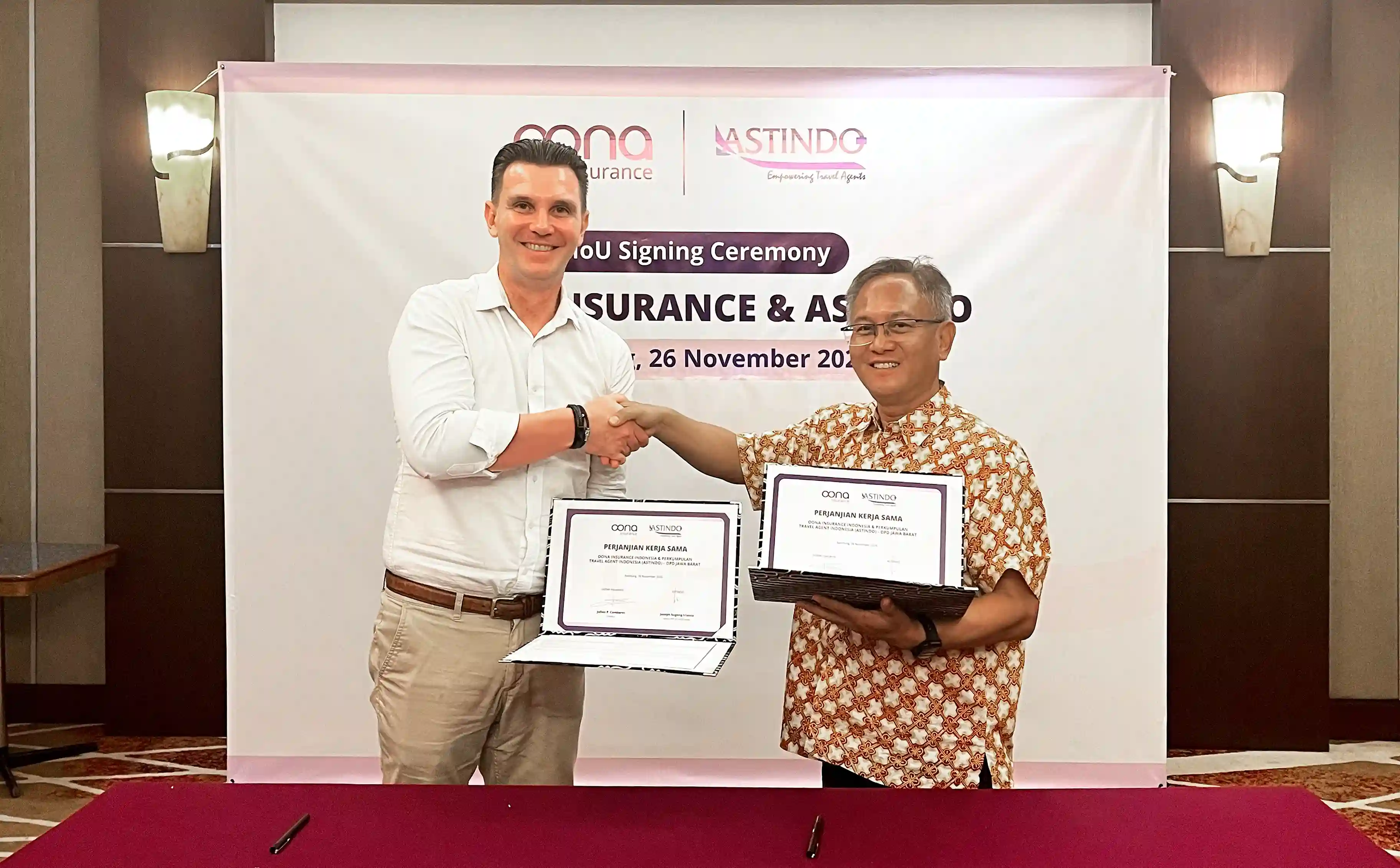 Oona dan ASTINDO Kerja Sama Sediakan Asuransi Perjalanan