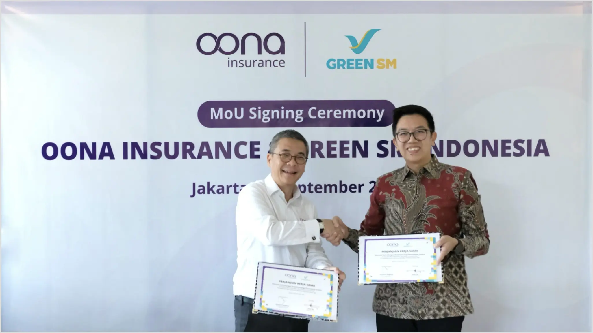  Oona Insurance Gandeng Green SM, Berikan  Penumpang Proteksi dari Kehilangan Barang dan Kecelakaan