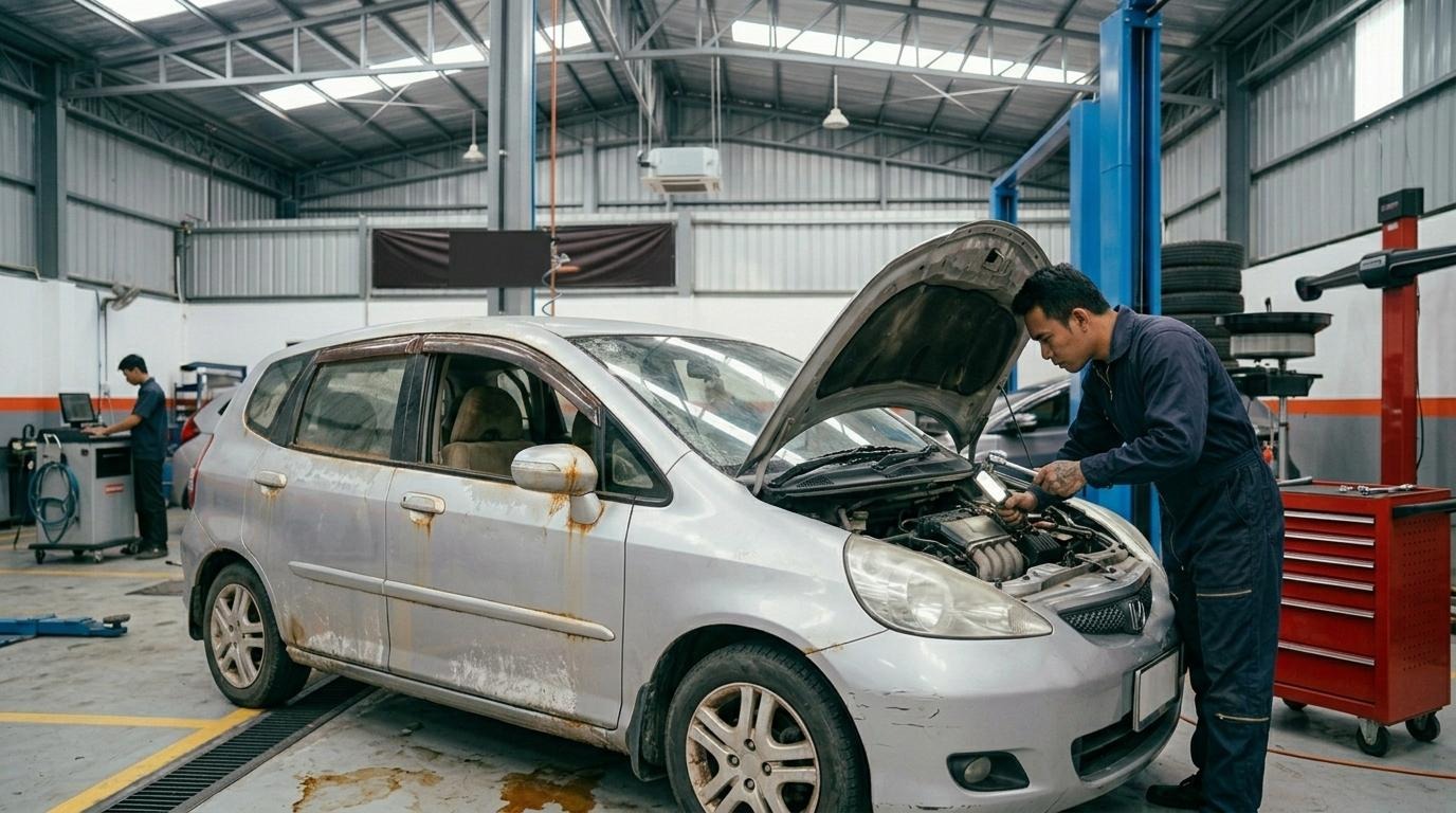 Repairs at an authorized partner workshop