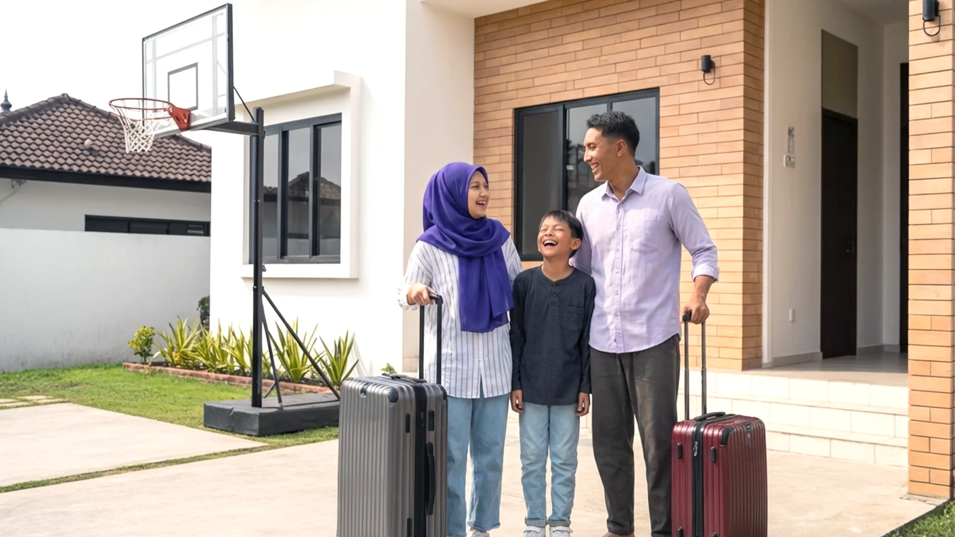 Rumah kosong saat Lebaran