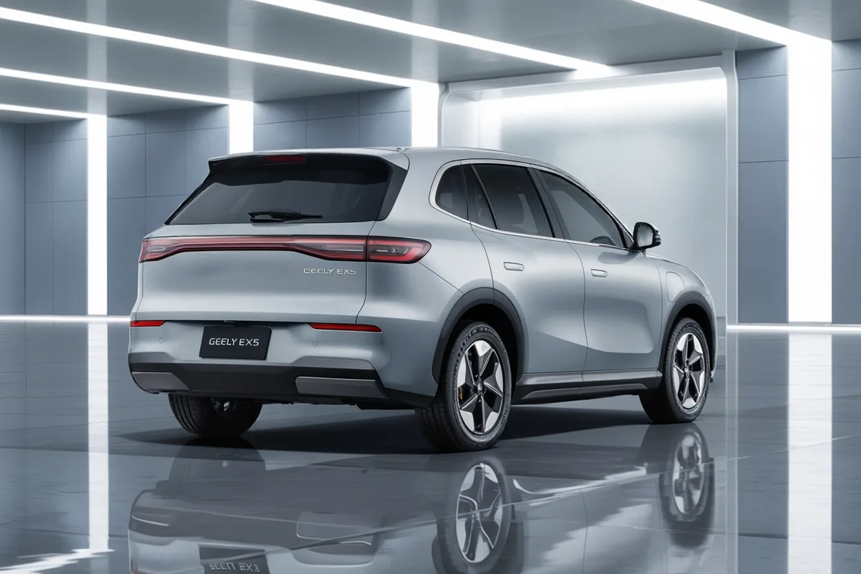 Silver Geely EX5