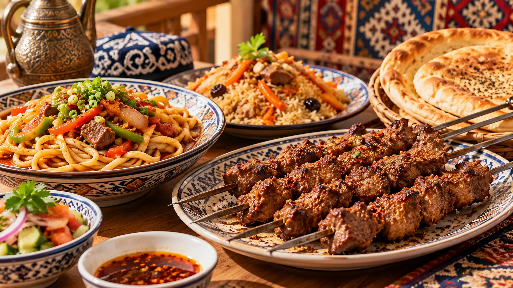 Hidangan Khas Xinjiang dan Uyghur