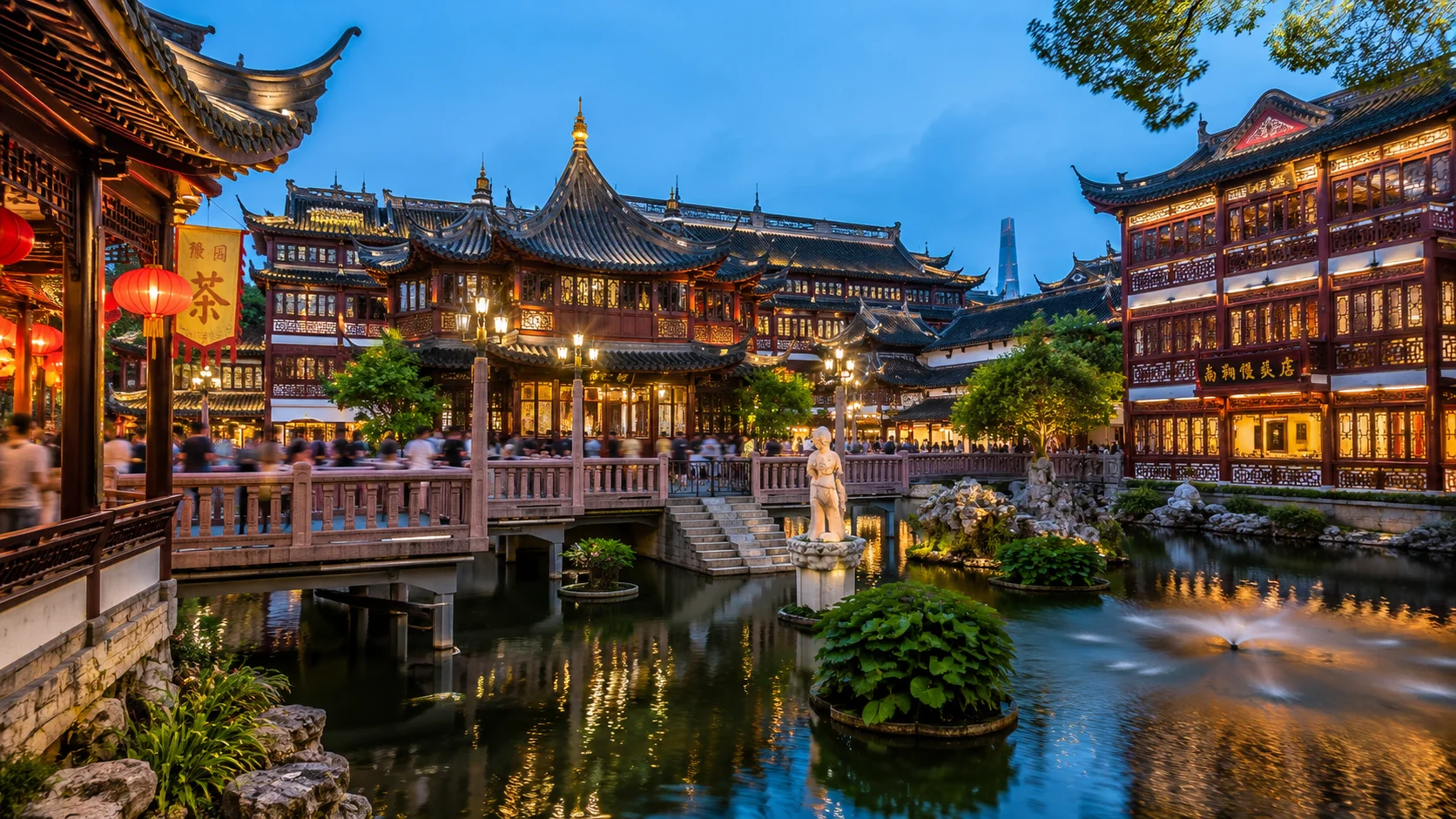 Referensi foto di Yu Garden, China